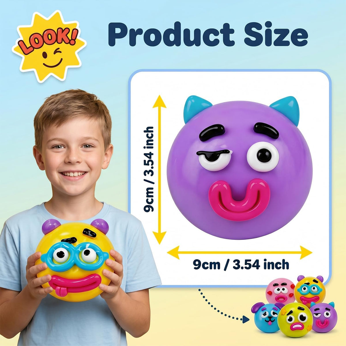 Dog Face Swap Squishy – Cute Slow Rise Stress Relief Sensory Fidget Toy
