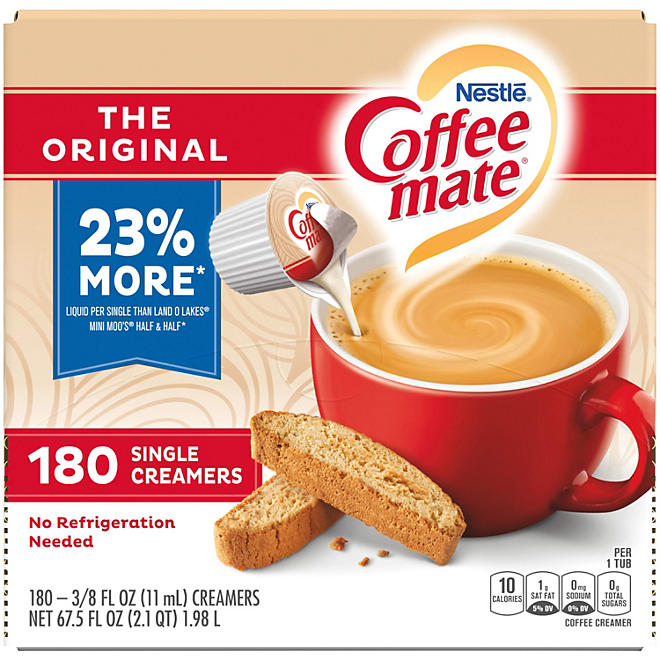 Close-up of Coffee-Mate Original Creamer Single Pod