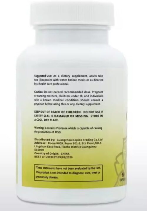 Elura Health Candida Detox Capsules for Immune and Gut Flora Balance