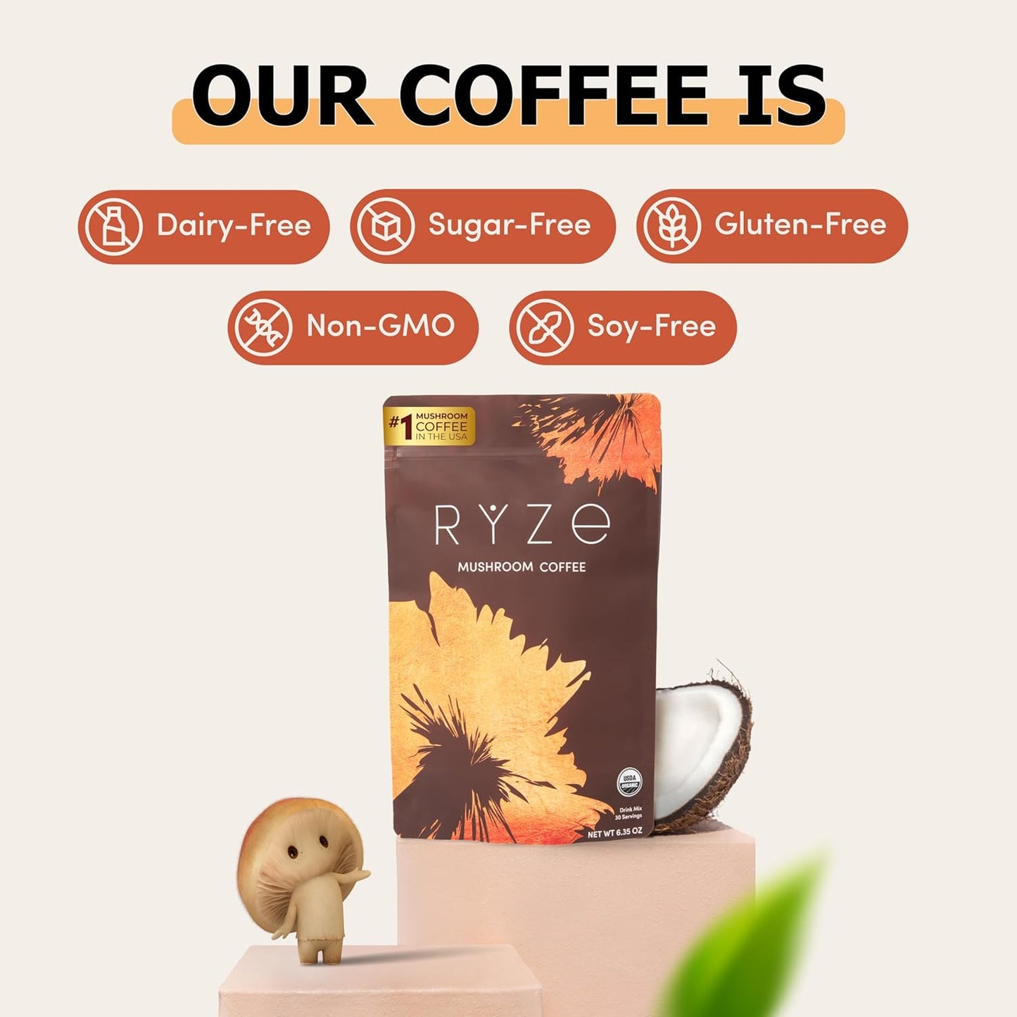 Ryze Mushroom Coffee Daily Routine – Mix, Stir, Energize