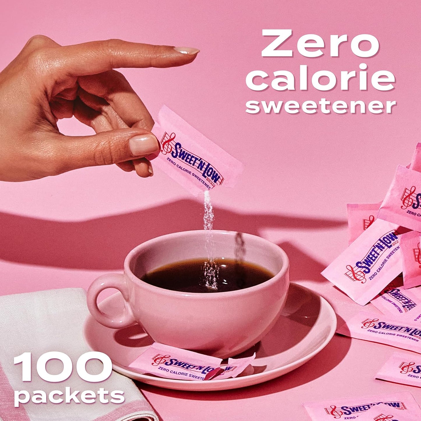 Sweet'N Low Sugar Substitute in Pink Packaging
