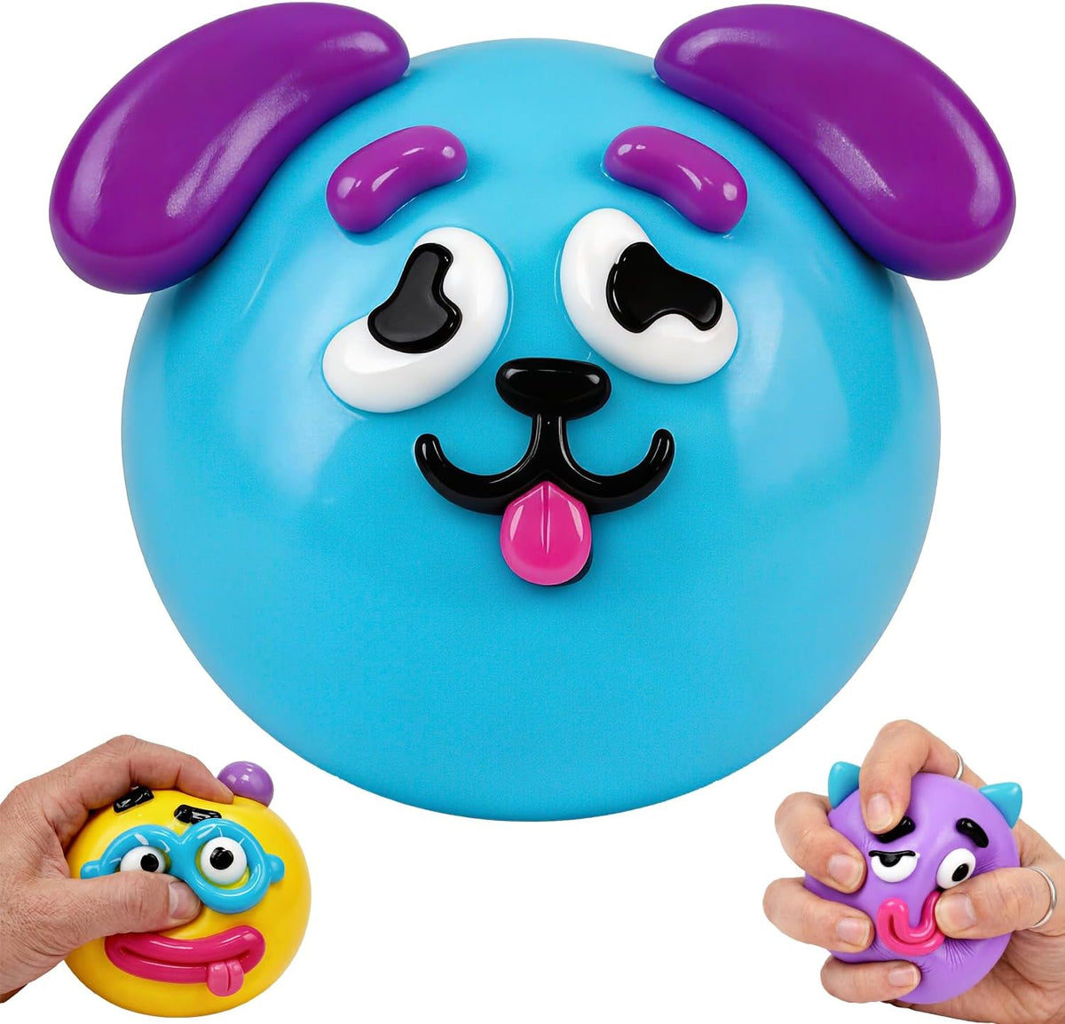 Dog Face Swap Squishy – Cute Slow Rise Stress Relief Sensory Fidget Toy