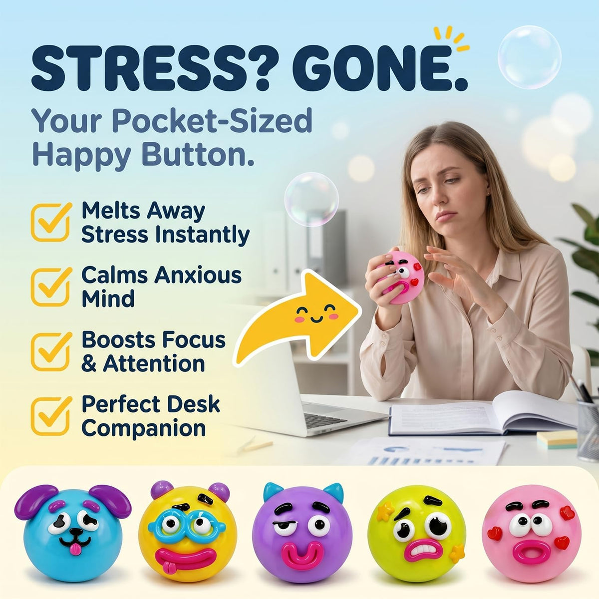 Dog Face Swap Squishy – Cute Slow Rise Stress Relief Sensory Fidget Toy