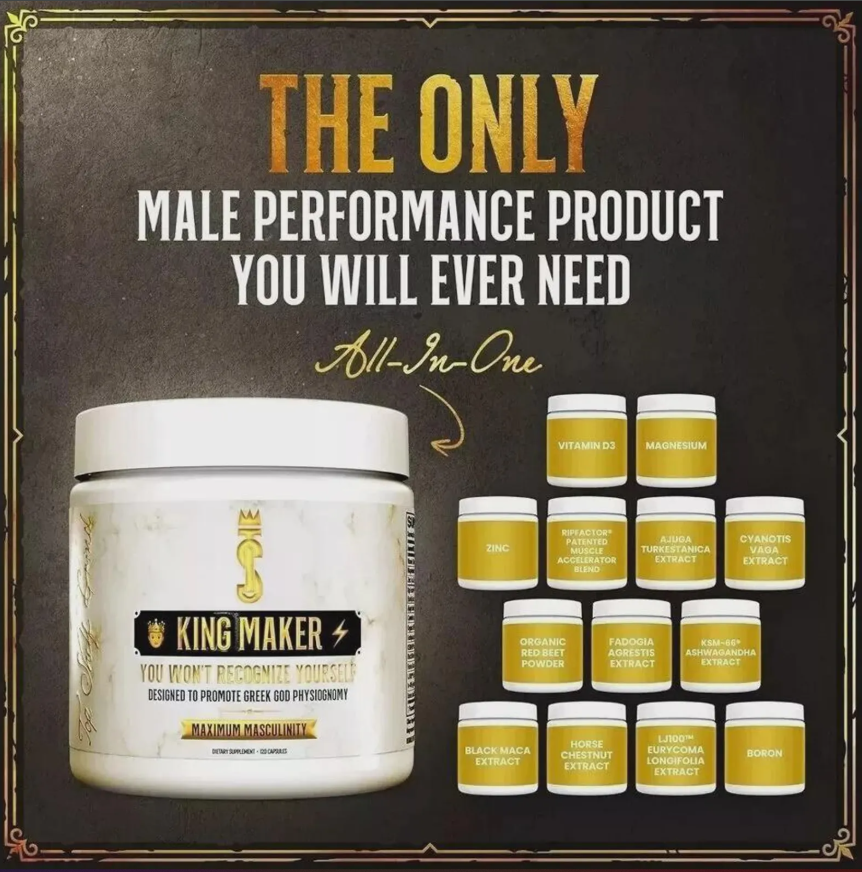 🔥Last Day 50% Off - King Maker 13‑in‑1 | Men’s Multivitamin & Energy Support Capsules