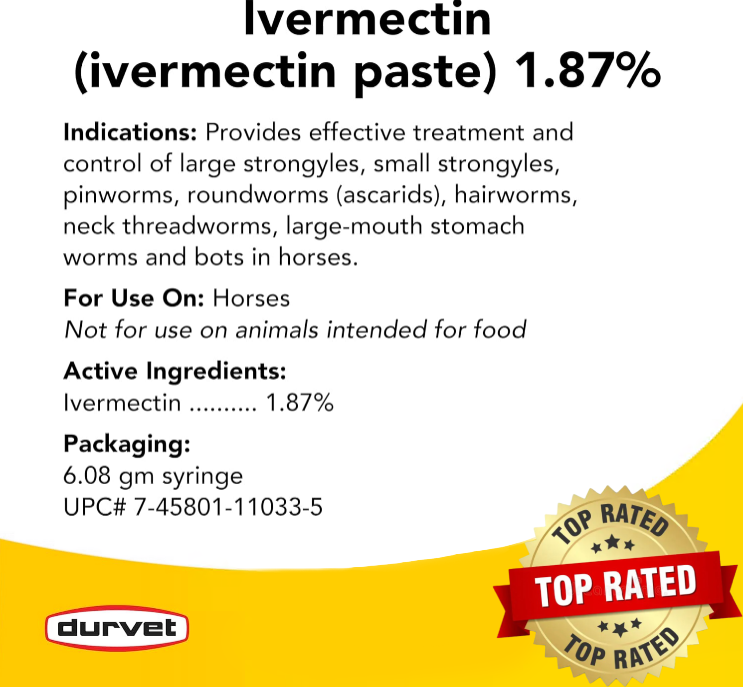 🔥Last Day 50% OFF - ivermectin Horse Paste 1.87% 6.08g Tubes