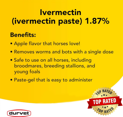 🔥Last Day 50% OFF - ivermectin Horse Paste 1.87% 6.08g Tubes