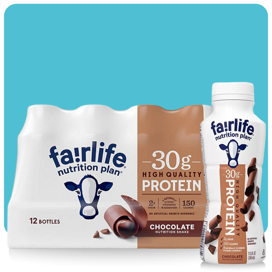 Fairlife Chocolate Protein Shake 12-Pack with 30g Protein per Bottle

