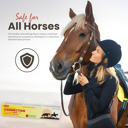 1.87% Ivermectin paste for horses, effective equine dewormer for parasite control
