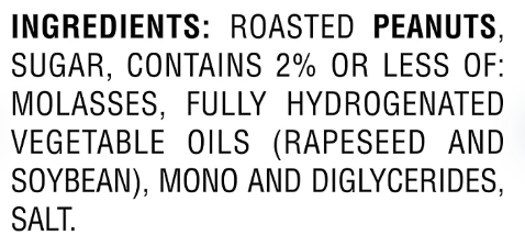Creamy Peanut Butter Spread in Jar

