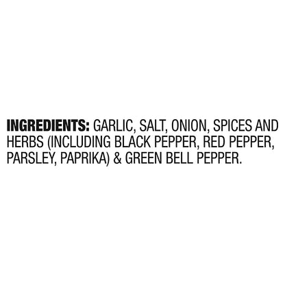 Ingredients list of Montreal Chicken seasoning with herbs and spices