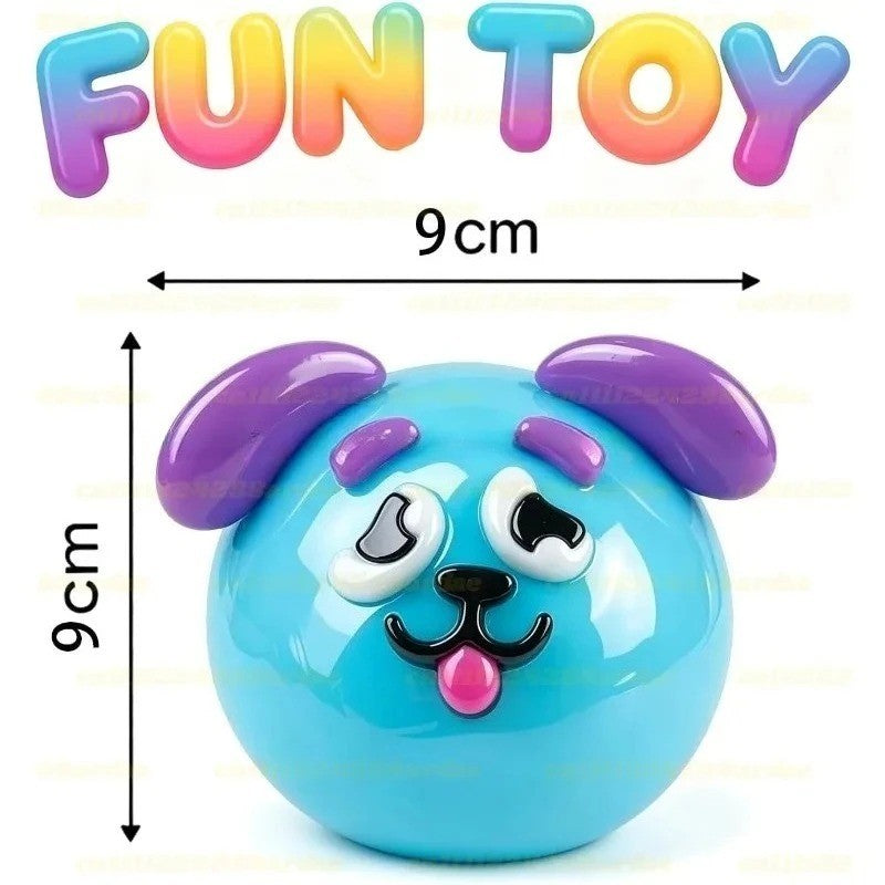 Dog face swap squishy slow rising anxiety relief toy hand squeeze