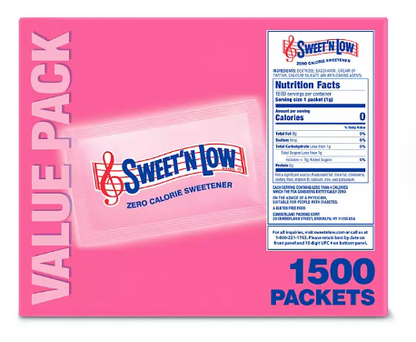 Sweet and Low Granulated Sweetener for Baking and Beverages

