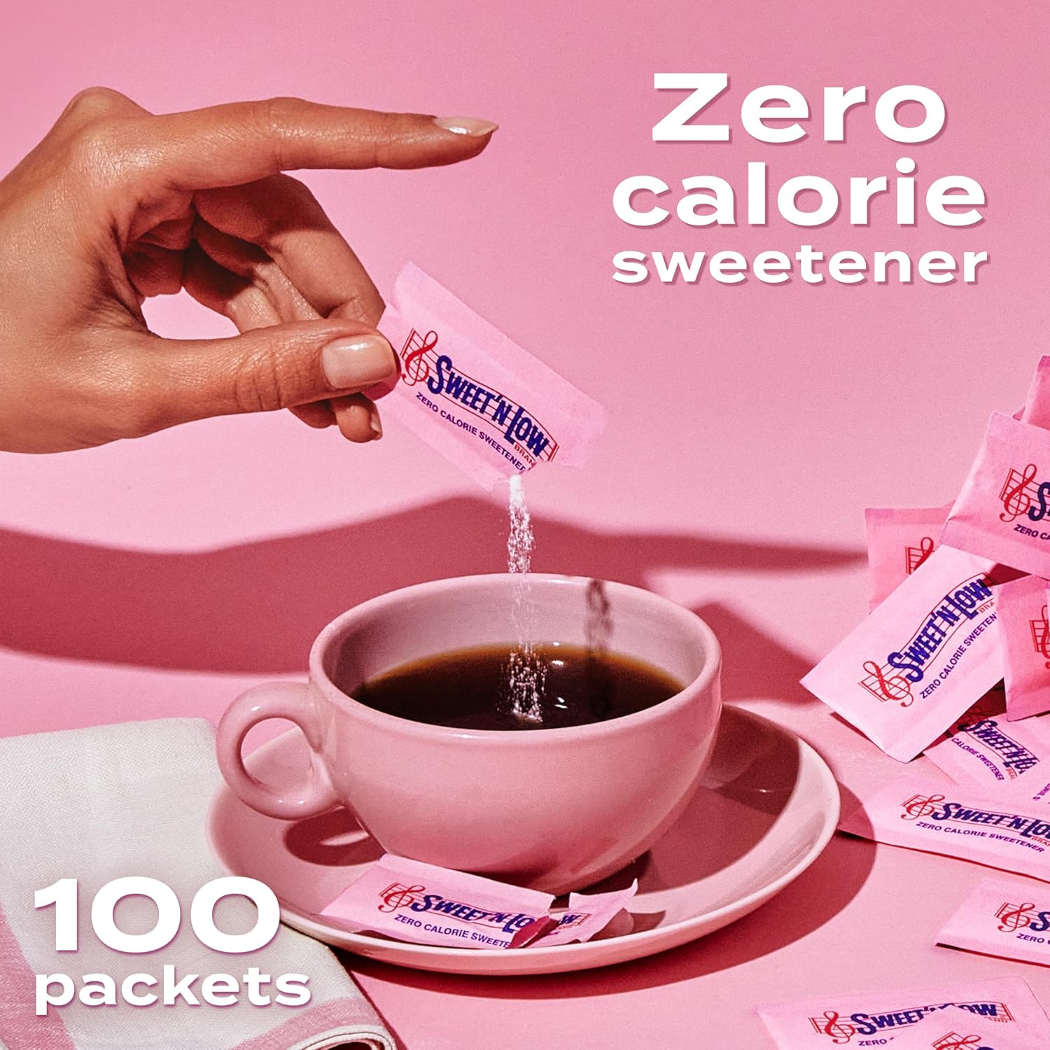 Sweet'N Low Sugar Substitute in Pink Packaging

